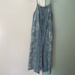 Free People Southwestern Denim Dress